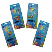 МОЛИВИ ДВУЦВЕТНИ 12бр/24цвята МОРСКИ 17,5см 