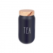 БУРКАН СТЪКЛО ЧЕРЕН ДЕКОР 1л S-987 SARINA /290648/ /12/