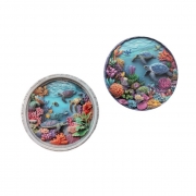 ПОДЛОЖКА ЗА ЧАШИ КОСТЕНУРКИ КЕРАМ. Ф10,5см В76526 /12/