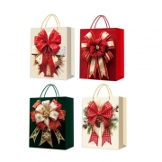 ТОРБИЧКИ ПОД. 10бр. КАРТОН КОЛЕДНИ ПАНДЕЛКИ 40*31*12см