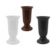 ВАЗА ФЛОРА ПП Ф15смН29см разл. цветове