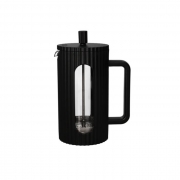 КАНА СТЪКЛО С ПРЕСА ЧЕРНА ЗА КАФЕ / ЧАЙ  1л Danny Home