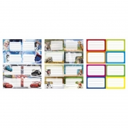 ЕТИКЕТИ УЧЕНИЧЕСКИ Д. КАРТИНКИ  4бр. 10л/пак. 