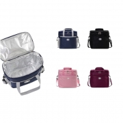 ЧАНТА ЗА ПИКНИК ТЕРМО ГОЛЯМА ФОЛИРАНА ЕДНОЦВ. ЛУКС 28х22х36см