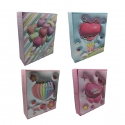 ФОТОАЛБУМ  СЪРЦА 40снимки 10х15см КУТИЯ 17*14см 