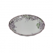 ЧИНИЯ КЕРАМ. ДЪЛБОКА Ф20,5см ЛИЛАВИ ЦВЕТЯ В77392 /8/