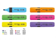 ТЕКСТМАРКЕР SPREE  ЕЛЕКТР. И ПАСТЕЛ/58503,58506/ /12/ 