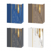 ТОРБИЧКИ ПОД. 10бр. КАРТОН ЗЛАТНА ШАРКА 32*26*10см