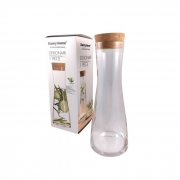 ГАРАФА СЪКЛО С КОРКОВА ТАПА 870мл Danny Home