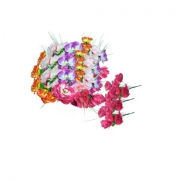 БУКЕТЧЕ 7цветчета РОЗА разцъфнала 33см I-765-4 /801081/, Y-LG-125C /5/