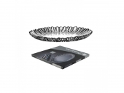 ПЛАТО СТЪКЛО  AURORA 31,5см /10499/ 