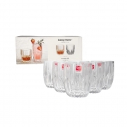 К-КТ 6бр. ЧАШИ СТЪКЛО ЗА УИСКИ  285мл Danny Home