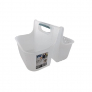 ПОСТАВКА / ОРГАНАЙЗЕР ЗА ПРЕПАРАТИ И ДР. ПВЦ  С ДРЪЖКА 25,7*22,5*12,5*12см х 2 HANGY ТZ-TP-589
