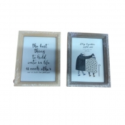 ФОТОРАМКА ТЪМНО/СВЕТЛО ДЪРВО 15х20см КУТИЯ