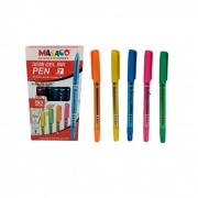 ХИМИКАЛ ГЕЛ MACACO 0,7мм ЦВЕТНО ТЯЛО 50бр./кут. 