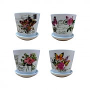 САКСИЯ КЕРАМ. ПЕПЕРУДИ Ф9,5см Н9,5см LG-11779 /12/ 