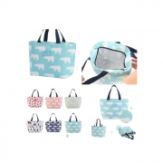 ТЕРМОЧАНТА РАЗЛ.ДЕКОРИ ШИРОКА ФОЛИРАНА  33х21х12см 