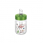 ЗАХАРНИЦА СТЪКЛО С ДОЗАТОР ДЕКОР 210мл S-655 SARINA /290552/