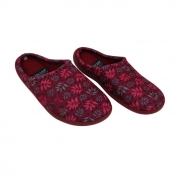 ДОМАШНИ ЧЕХЛИ ДАМСКИ БОРДО С ЛИСТА №37-40 с ограничител /6/