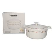 ТЕНДЖЕРА С КАПАК 2л КЕРАМИЧНА ЦВЕТЯ Danny Home