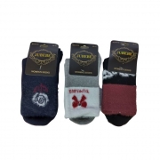 ЧОРАПИ  ДАМСКИ ТЕРМО С КАНТ АНГОРА РОЗА/ПАНДЕЛКА/ОРНАМЕНТ №36-41 /10/