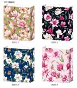 ТОРБИЧКИ ПОД 10бр ДБ КАРТОН ЦВЕТЯ БРОКАТ 26х32х10см 40329-65 