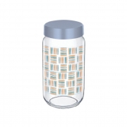 БУРКАН СТЪКЛО ДЕКОР 1л S-672 SARINA /290557/ /12/