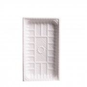 Чинии за еднократна употреба правоъг.№6 СРЕДНА 100бр/пак. 19х11см 