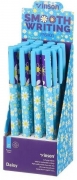 ХИМИКАЛ  МАРГАРИТКА DAISY 20бр./кут. VINSON  синьо мастило Oil Gel Pen 0.7мм 