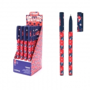 ХИМИКАЛ КАЛИНКА 20бр./кут. VINSON Ladybug A21 синьо мастило Oil Gel Pen 0.7мм