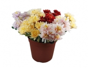 БУКЕТЧЕ ХРИЗАНТЕМИ 6 цветчета 30см LG-10479 /2/ 