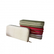 ПОРТМОНЕ ДАМСКО 2 ципа  ИЗК.КРОКОД.КОЖА 19,5*10см