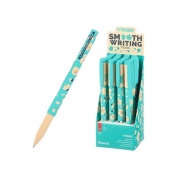 ХИМИКАЛ ЦВЕТЕ FLOWER2 А72 20бр./кут. VINSON  синьо мастило Oil Gel Pen 0.7мм 