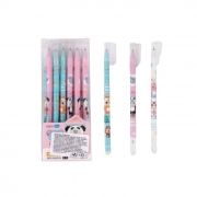 ТЪНКОПИСЕЦ С ГУМА BABY THREE 12бр./кут. K-9631 /807414/