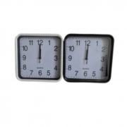 СТЕНЕН ЧАСОВНИК КВАДРАТ 19х19см.едноцветна рамка