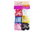 ФОРМИЧКИ ЗА СЛАДКИ 6бр. ПВЦ разл. формички