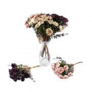 БУКЕТЧЕ 4бр. РОЗИ РЕТРО 33см В77529 