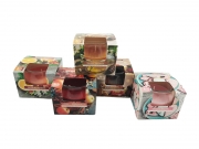 СВЕЩ АРОМАТНА В ЧАША Bispol Ф7смН6см  кутия разл. видове