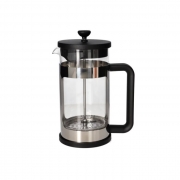 КАНА СТЪКЛО С ПРЕСА  ЗА КАФЕ / ЧАЙ ИНОКС 1л Danny Home 