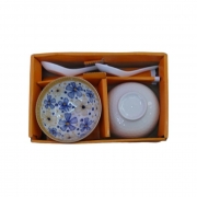 К-КТ 2бр. КУПИЧКИ С ЛЪЖИЧКИ В ПОД.КУТИЯ С ДРЪЖКИ Ф11,5см   Н6см