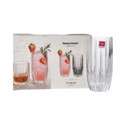 К-КТ 6бр. ЧАШИ СТЪКЛО ЗА ВОДА  355мл Danny Home