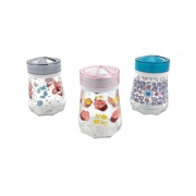 БУРКАНЧЕ ЗА ПОДПРАВКИ СТЪКЛО CRYSTAL ДЕКОР SARINA S-431 /290512/