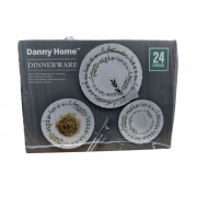 СЕРВИЗ ЗА ХРАНЕНЕ АРКОПАЛ ЗЕЛЕНА КЛОНКА 24части Danny Home