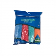 К-КТ 4бр.МИКРОФИБЪРНИ КЪРПИ BRIO ЦВЕТНИ 230гр.30х30см.