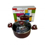 ТЕНДЖЕРА С КАПАК ТЕФЛОН 4,5л Ф24см MEHTAP Hardena HDT24 