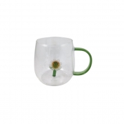 ЧАША СТЪКЛО С ВЪТР.ФИГ.МАРГАРИТКА Ф7,5см Н9см 50902-09